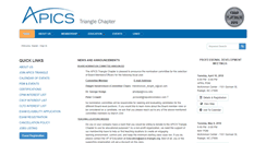 Desktop Screenshot of apics-triangle.org